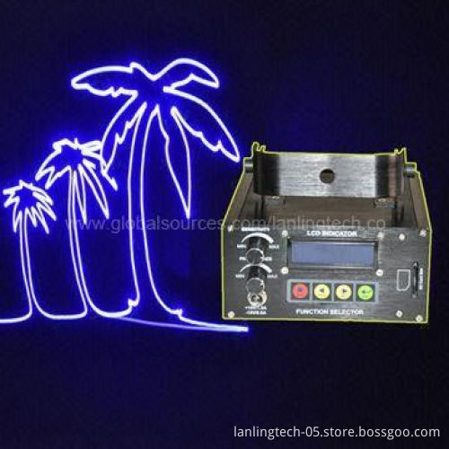 Blue ILDA Laser Show for DJ Disco Lighting